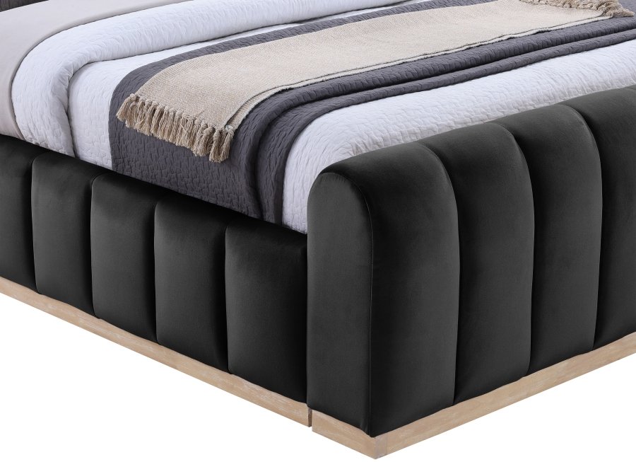 49099-5.jpg Amara Velvet Upholstered Bed - Image 6