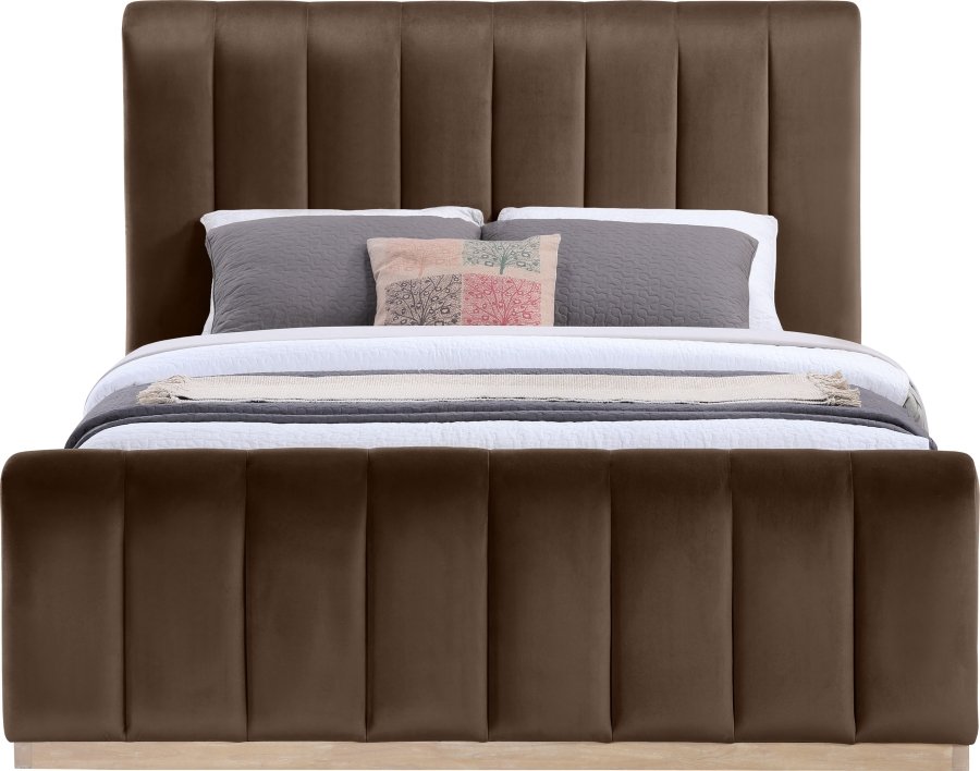 49104-2.jpg Amara Velvet Upholstered Bed - Image 3