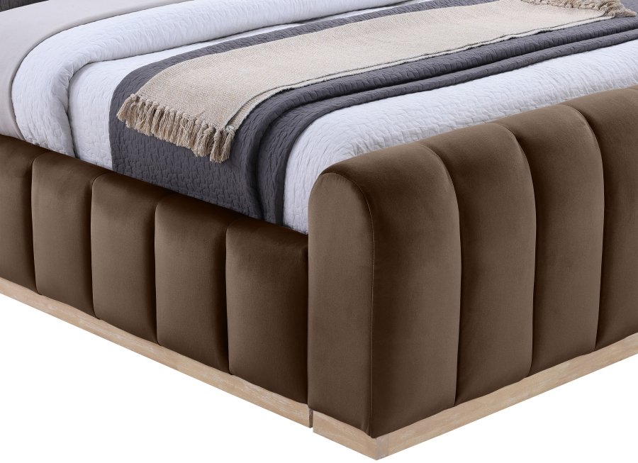49104-5.jpg Amara Velvet Upholstered Bed - Image 6