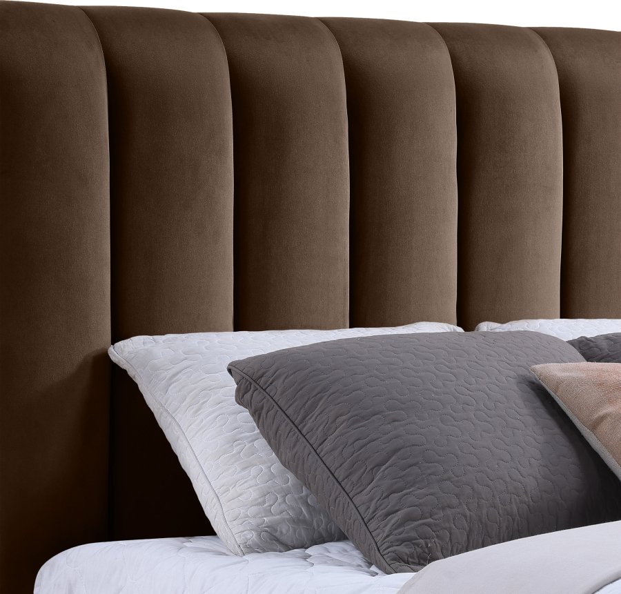 49104-6.jpg Amara Velvet Upholstered Bed - Image 7