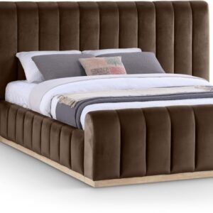 Amara Velvet Upholstered Bed