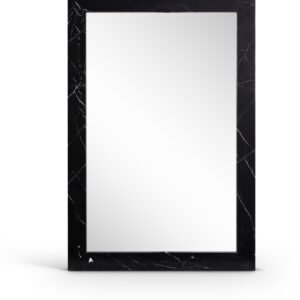 Pavia Genuine Marble Frame Mirror