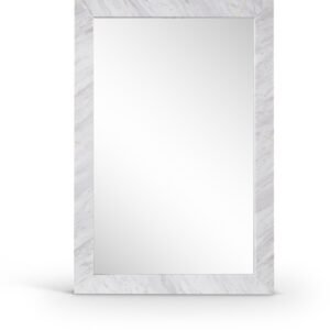 Pavia Genuine Marble Frame Mirror