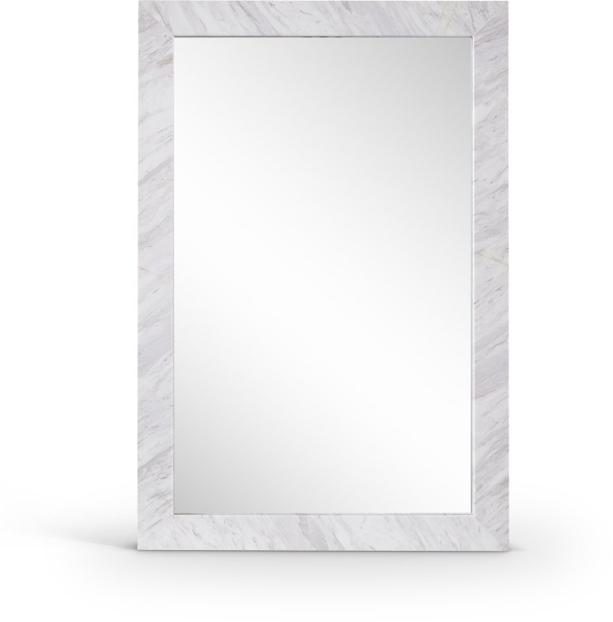Pavia Genuine Marble Frame Mirror