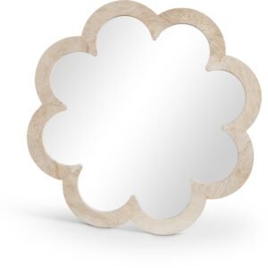 Vicenza Genuine Travertine Frame Mirror