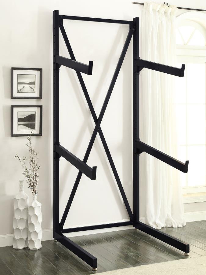 DUARTO 3-TIER SOFA DISPLAY RACK BLACK - Image 2