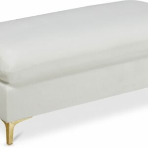Naomi Velvet Upholstered Bench