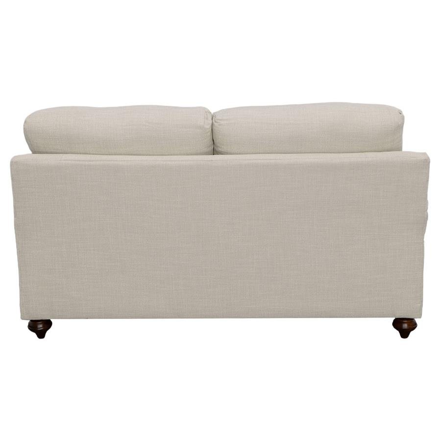 GLENN 3-PIECE UPHOLSTERED SOFA SET LIGHT GREY AND GREY - Image 10
