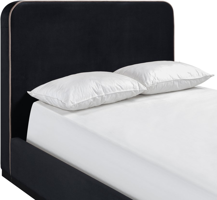 51249-5.jpg Rava Velvet Upholstered Bed - Image 6