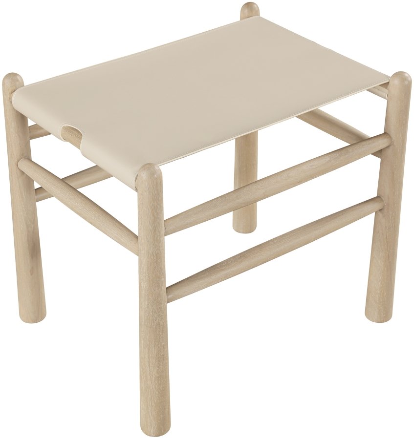 Santos Vegan Leather Upholstered Bench - Image 5