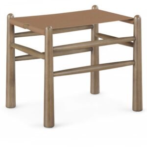 Santos Vegan Leather Upholstered Bench