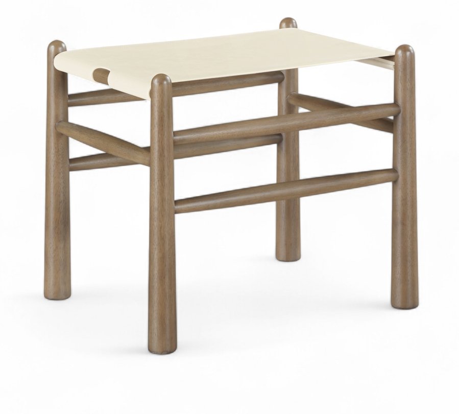 Santos Vegan Leather Upholstered Bench