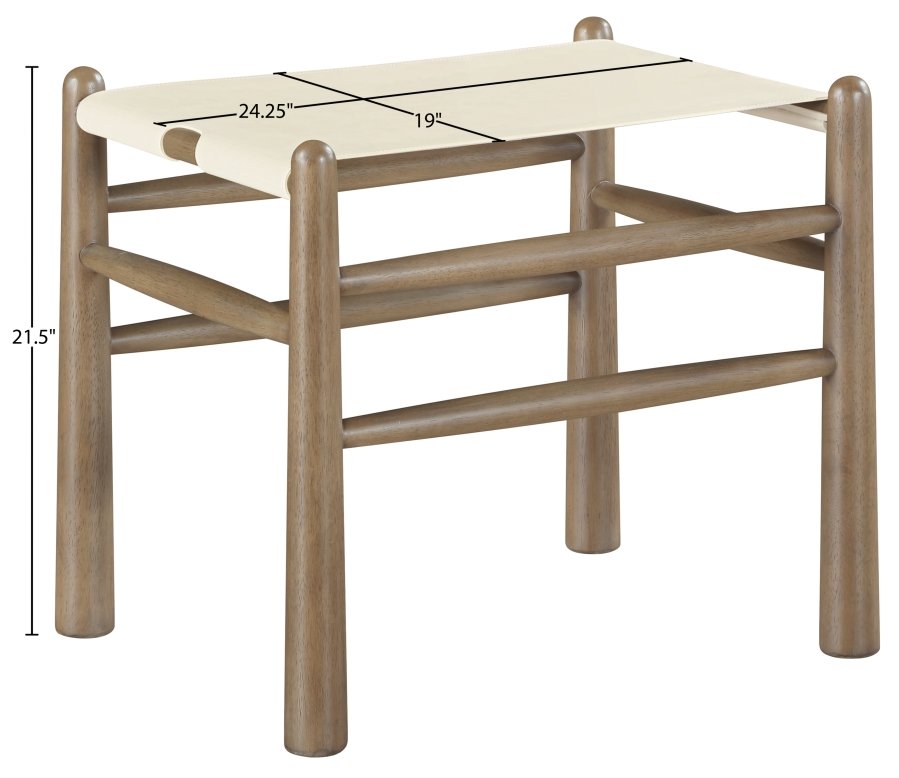 52821_0.jpg Santos Vegan Leather Upholstered Bench - Image 8