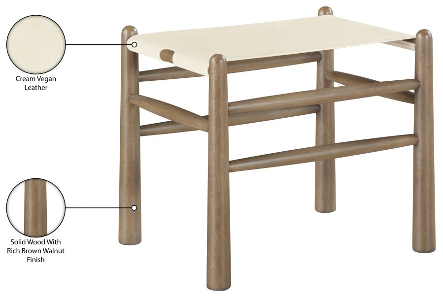 52821_00.jpg Santos Vegan Leather Upholstered Bench - Image 9