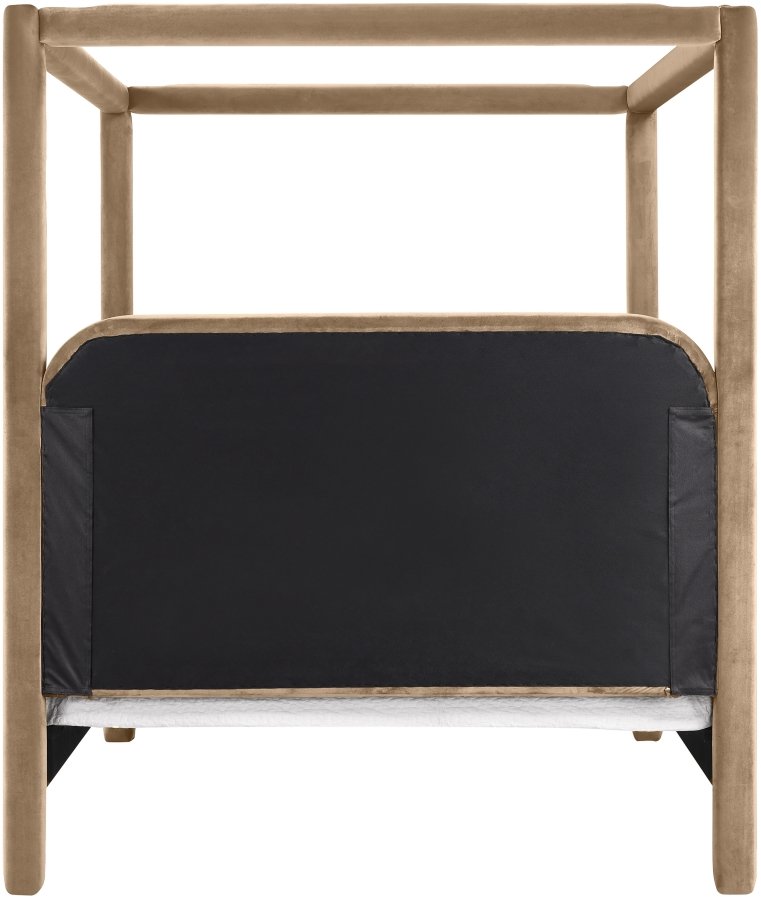 Salina Velvet Upholstered Bed - Image 5
