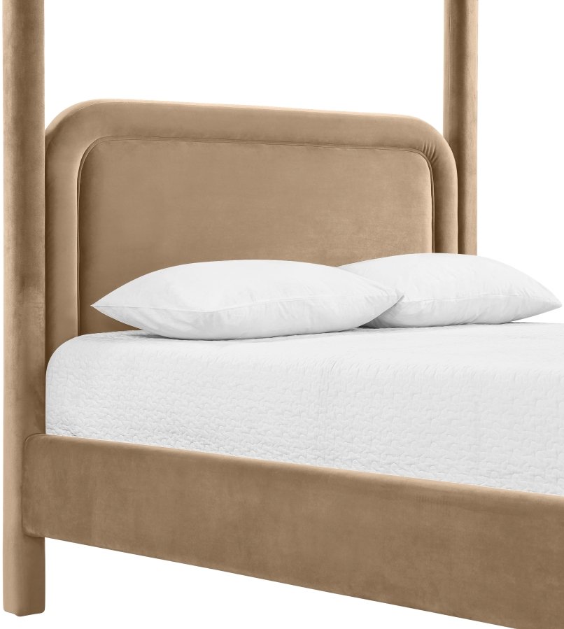 Salina Velvet Upholstered Bed - Image 7