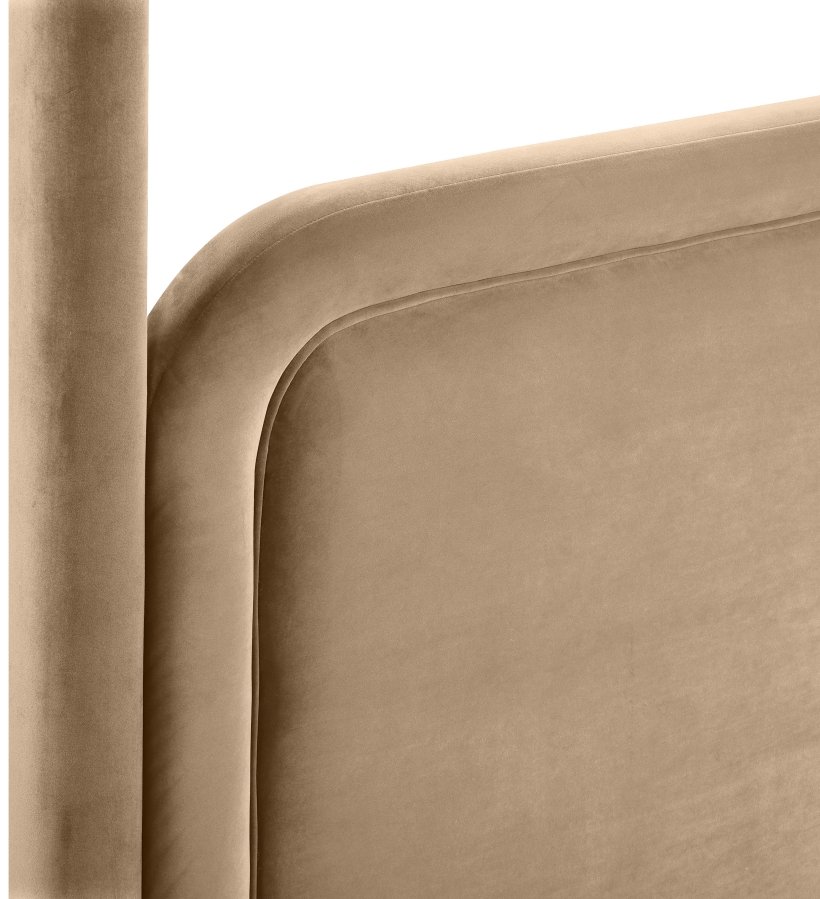 Salina Velvet Upholstered Bed - Image 9
