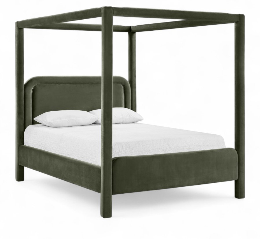 Salina Velvet Upholstered Bed