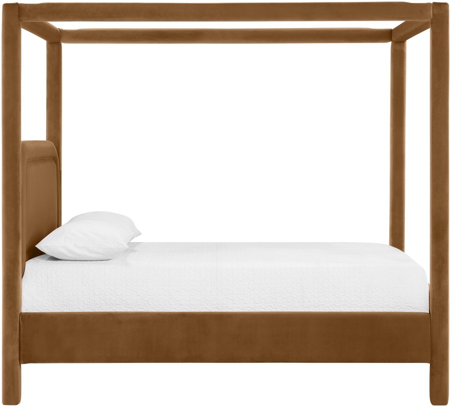 Salina Velvet Upholstered Bed - Image 4
