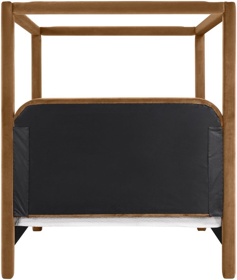 Salina Velvet Upholstered Bed - Image 5