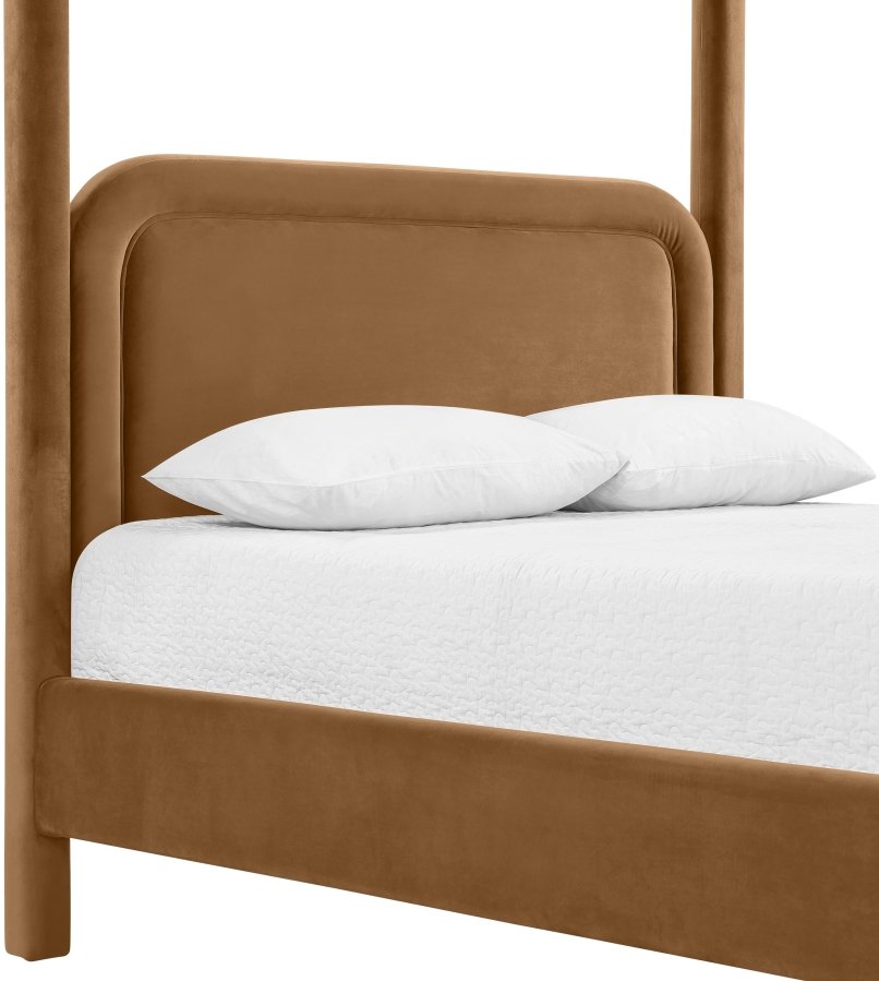 Salina Velvet Upholstered Bed - Image 7