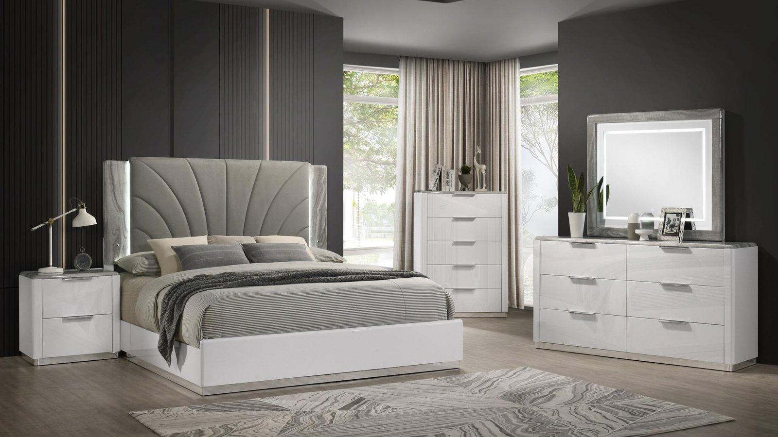 JAZZ QUEEN 5 PC WHITE