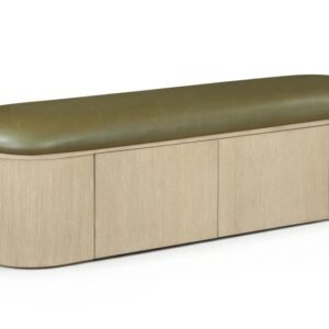 Velden Vegan Leather Upholstered Storage Bench