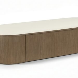 Velden Vegan Leather Upholstered Storage Bench