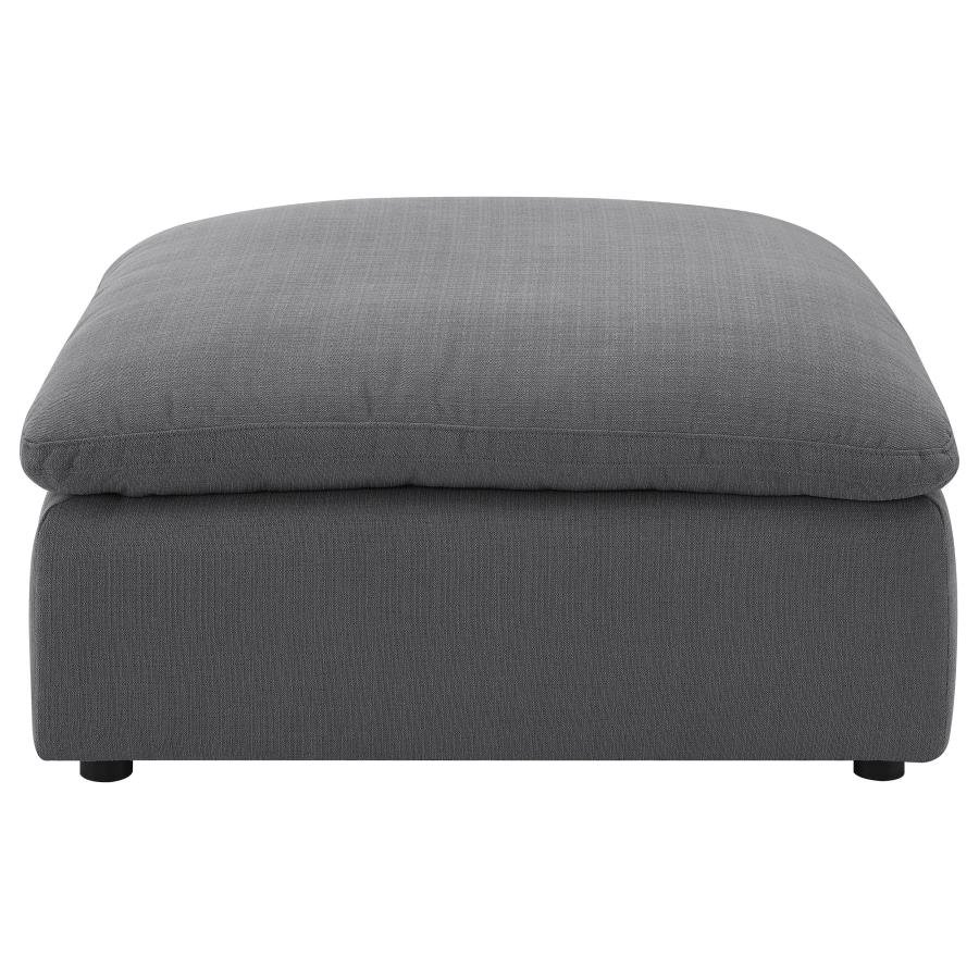 551457_03x900.jpg HOBSON SQUARE UPHOLSTERED OTTOMAN CHARCOAL - Image 3