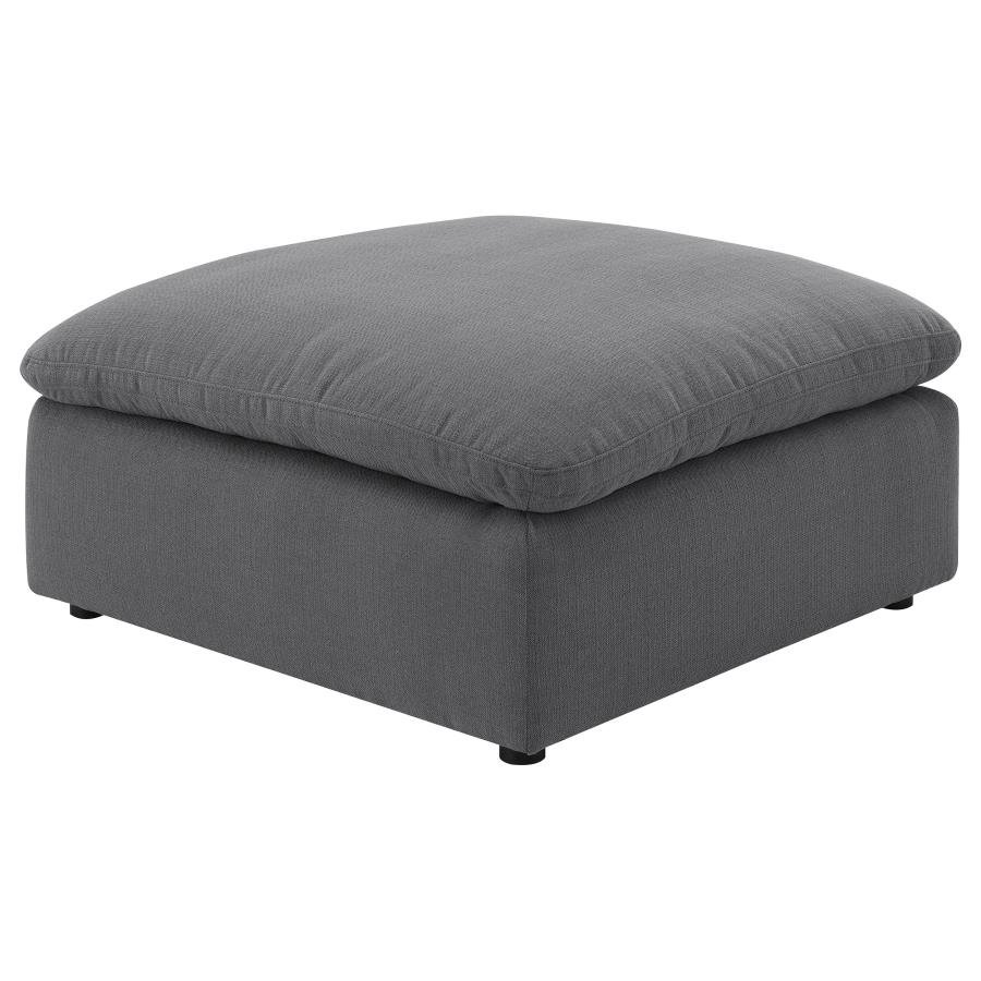 551457_04x900.jpg HOBSON SQUARE UPHOLSTERED OTTOMAN CHARCOAL - Image 4