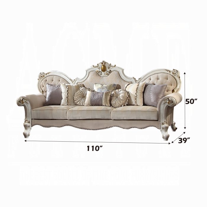 55465_dim.jpg Picardy Oversized Sofa W/8 Pillows - Image 2