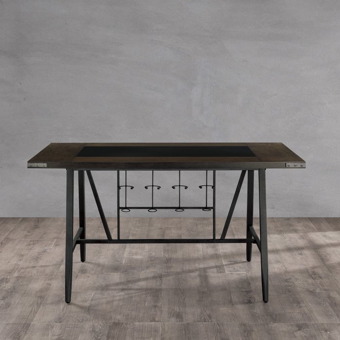 5566-36* Counter Height Table, Glass Insert - Image 4