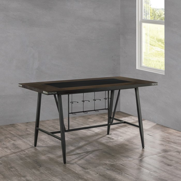 5566-36* Counter Height Table, Glass Insert - Image 5