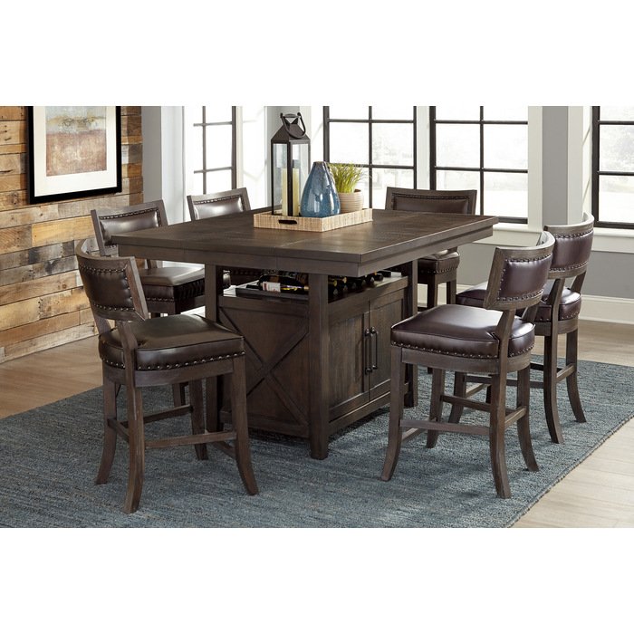5655-36* Counter Height Table with Storage Base - Image 6