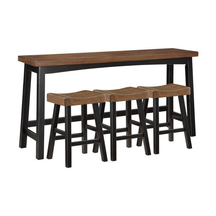 5687BTT-364P 4-Piece Pack Counter Height Set