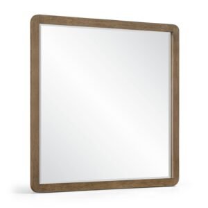 Adagio Solid Wood And Oak Veneer Framed Mirror