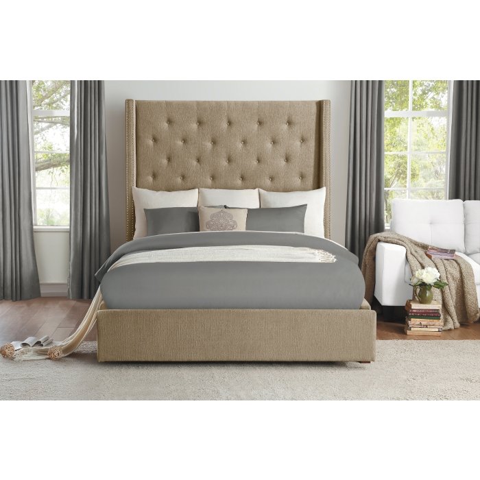 5877BR_front__l-1.jpg 5877FBR-1DW* Full Platform Bed with Storage Footboard - Image 6
