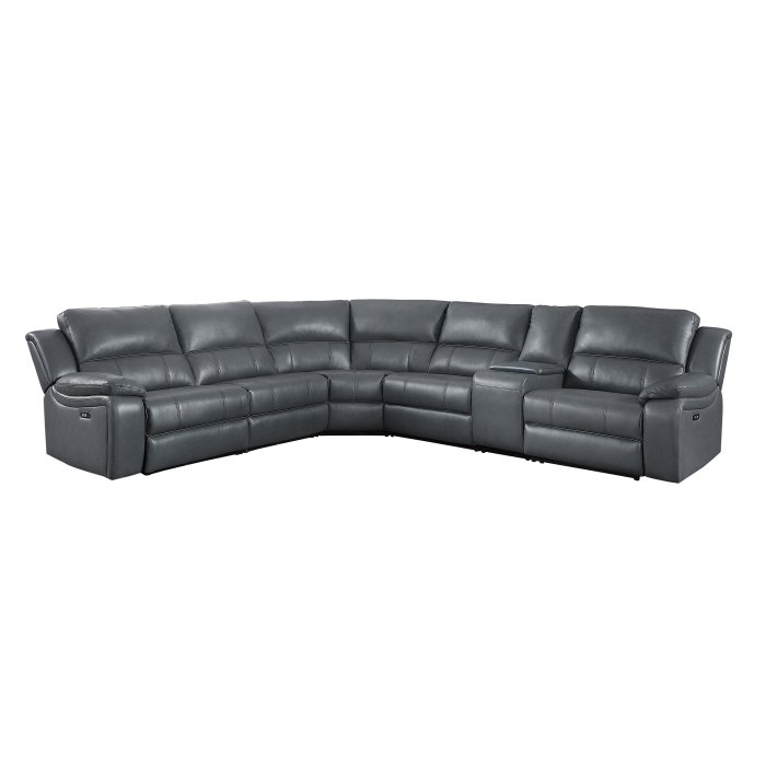 8260GY*6 6-Piece Modular Reclining Sectional
