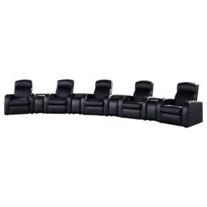 CYRUS 9-PIECE UPHOLSTERED HOME THEATER SEATING