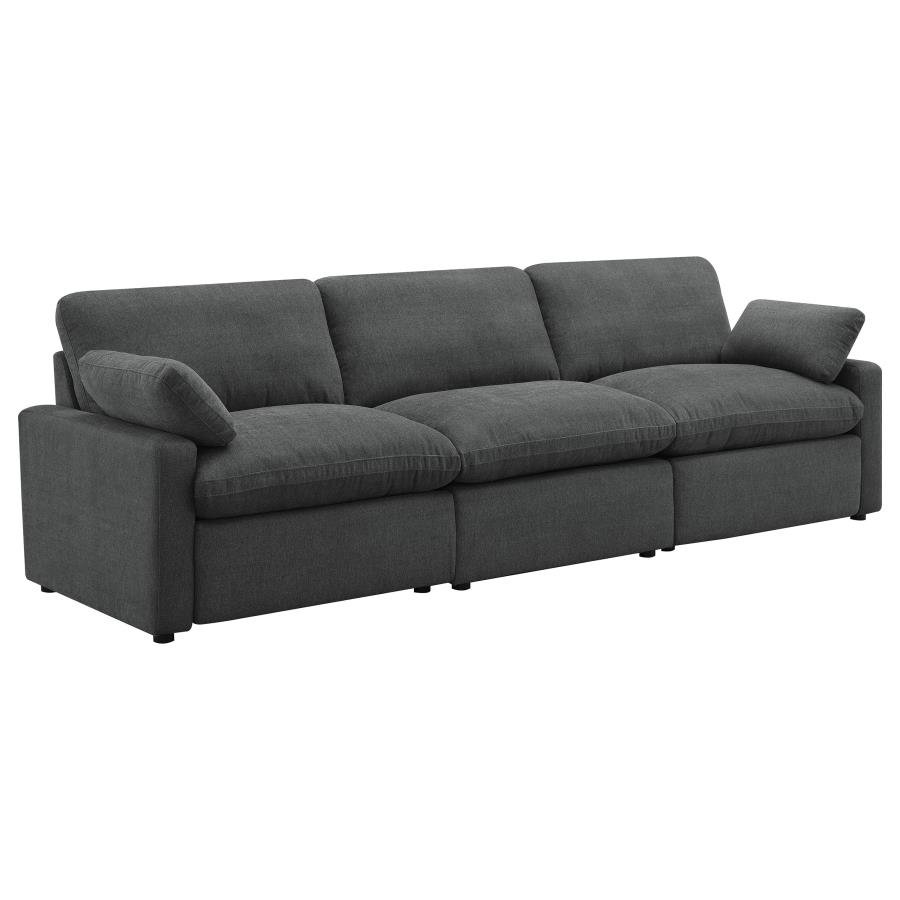 COLLINS MODULAR POWER SOFA DARK GREY
