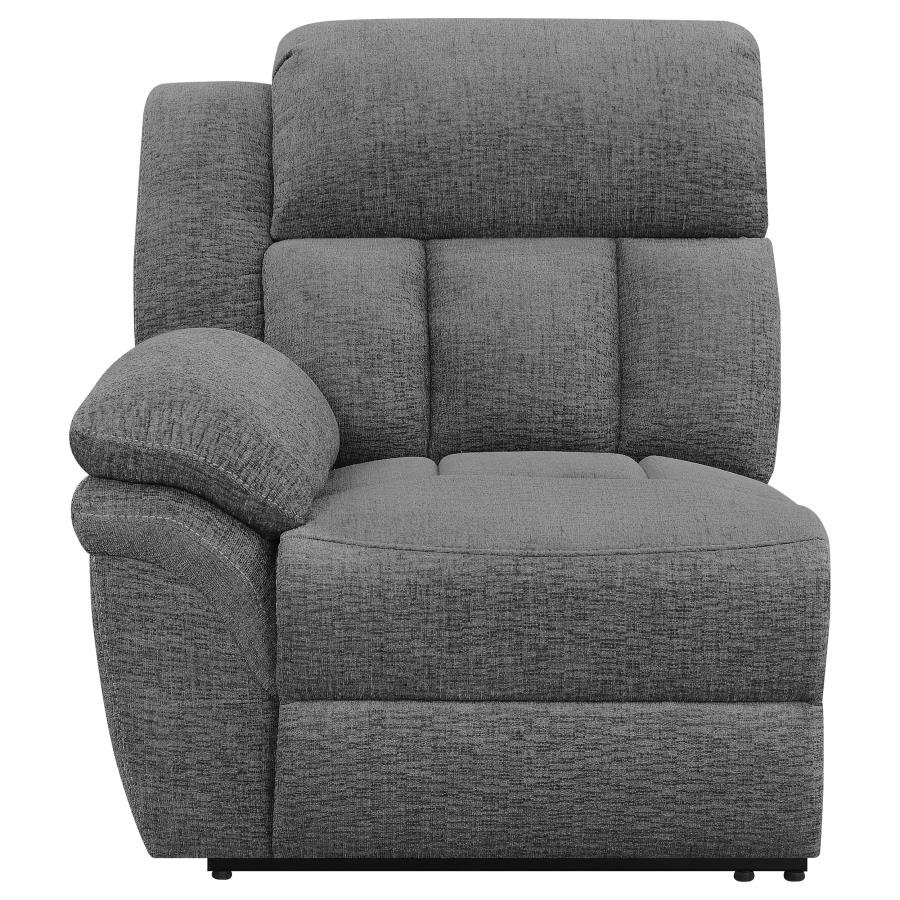 BAHRAIN 5-PIECE UPHOLSTERED HOME THEATER SEATING CHARCOAL - Image 6