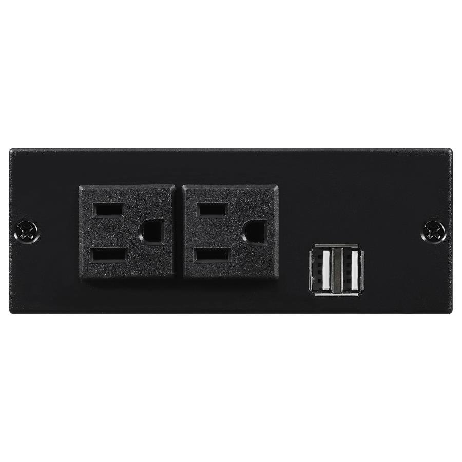 BAHRAIN 5-PIECE UPHOLSTERED HOME THEATER SEATING CHARCOAL - Image 18