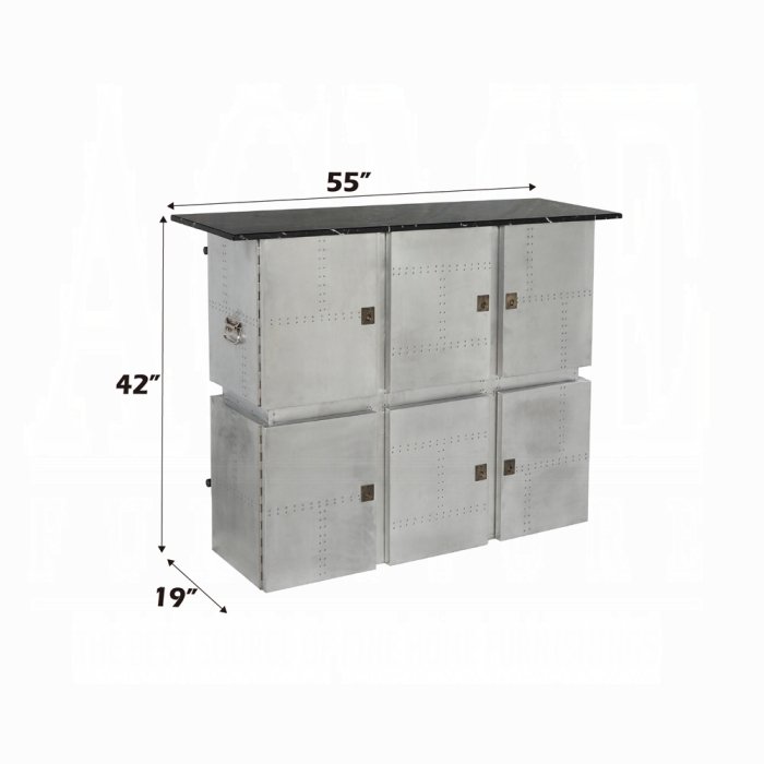 Brancaster Bar Table W/Marble Top - Image 2