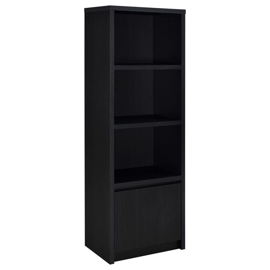 WINFIELD 3-SHELD MEDIA TOWER ENTERTAINMENT PIER BLACK
