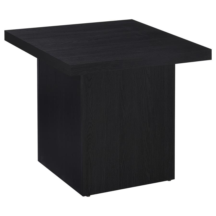 706278-S2_03x900.jpg MAX 2-PIECE RECTANGULAR COFFEE AND END TABLE SET BLACK - Image 3