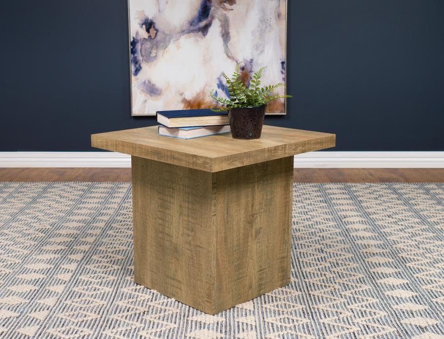 708067_01x900.jpg DEVAR SQUARE ENGINEERED WOOD END TABLE MANGO BROWN - Image 2