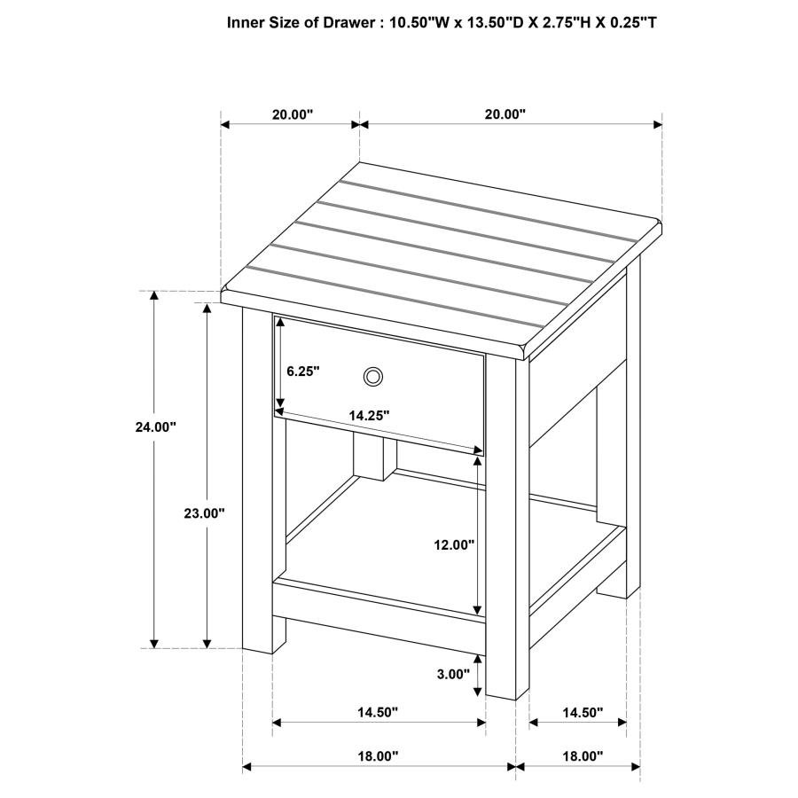 710568-S3_12x900.jpg PAYNE 3-PIECE COFFEE AND 1-DRAWER END TABLE SET JAVA - Image 12