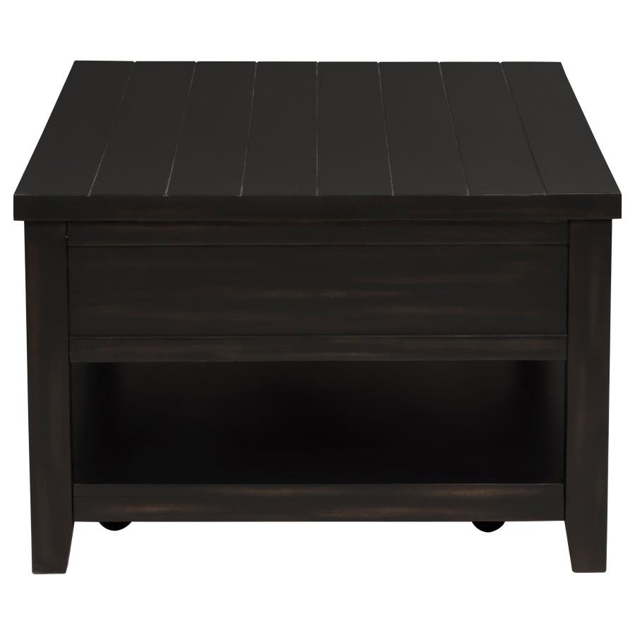 CONCORD 2-PIECE COFFEE AND END TABLE SET DISTRESSED JAVA - Image 9