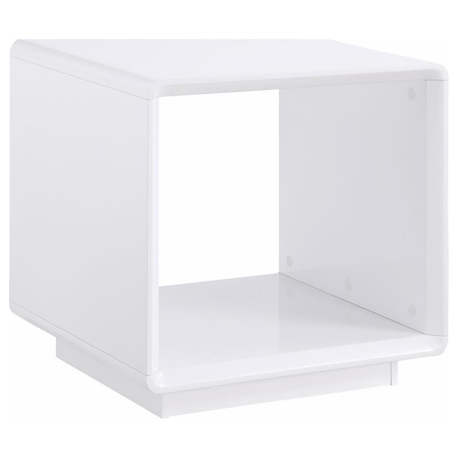 710767_02x900.jpg PASEO SQUARE END SIDE TABLE WHITE HIGH GLOSS
