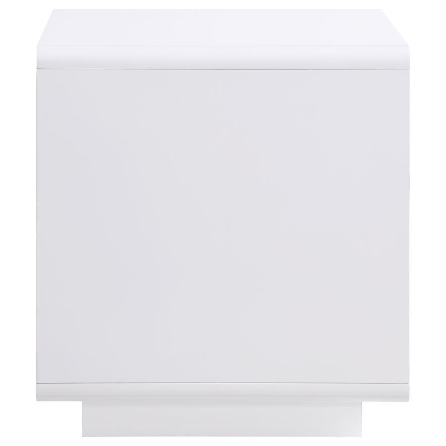710767_05x900.jpg PASEO SQUARE END SIDE TABLE WHITE HIGH GLOSS - Image 5